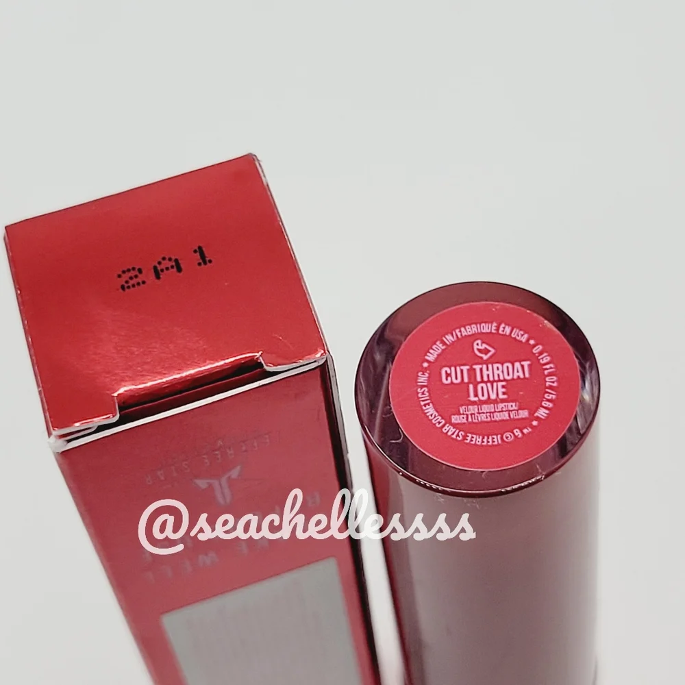 Cut Throat Love | Velour Liquid Lipstick | Jeffree Star | Brand New in Box